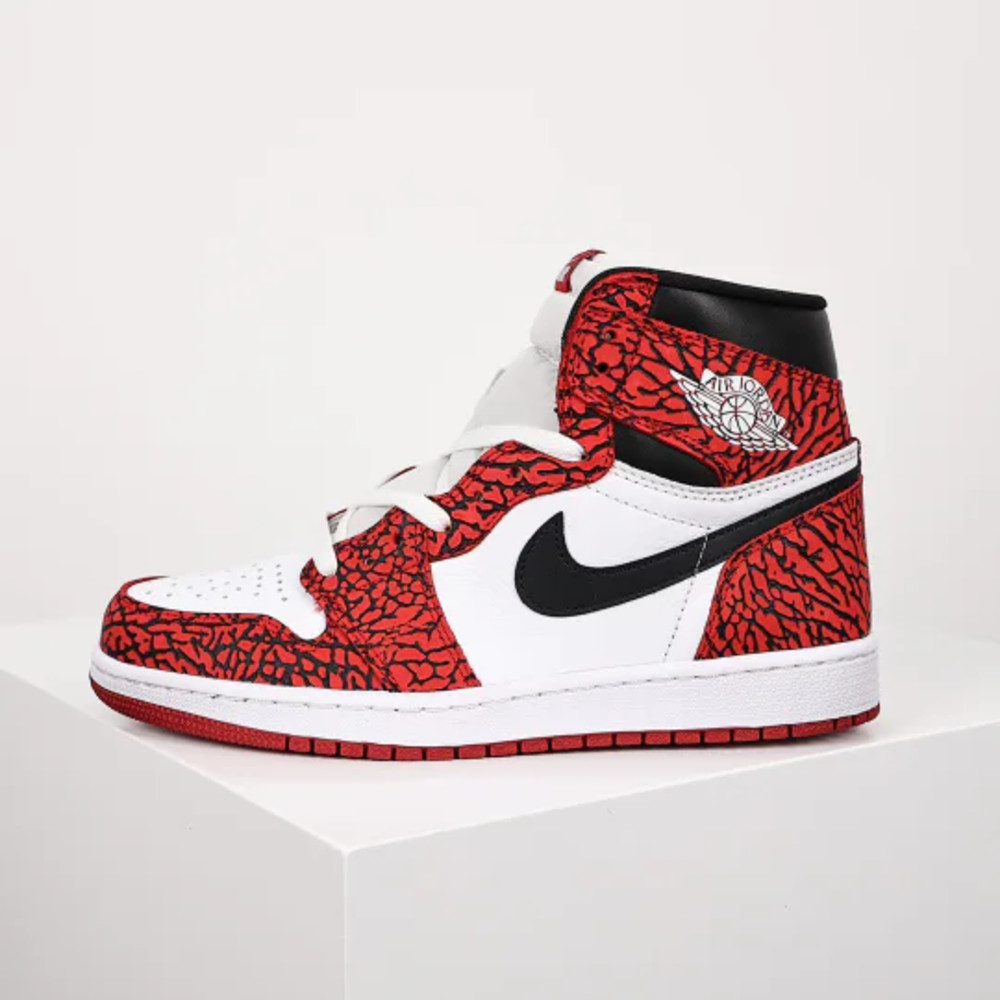Air Jordan 1 High OG Black/Black-Varsity Red-White