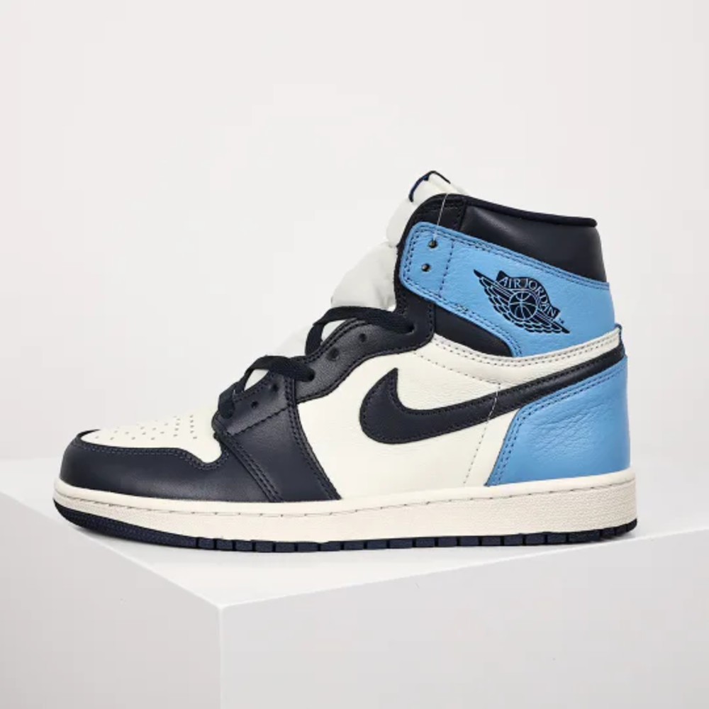 Nike Air Jordan 1 Retro High GS Obsidian UNC