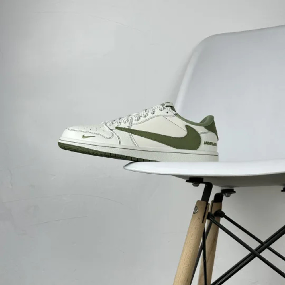 Travis Scott x Fragment Design x Nike Air Jordan 1 Low OG SP Off White/Green
