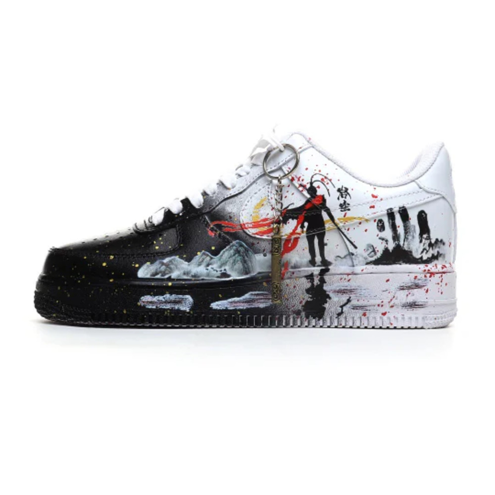 Nike Air Force 1 '07 Low White/Black/Red/Gold
