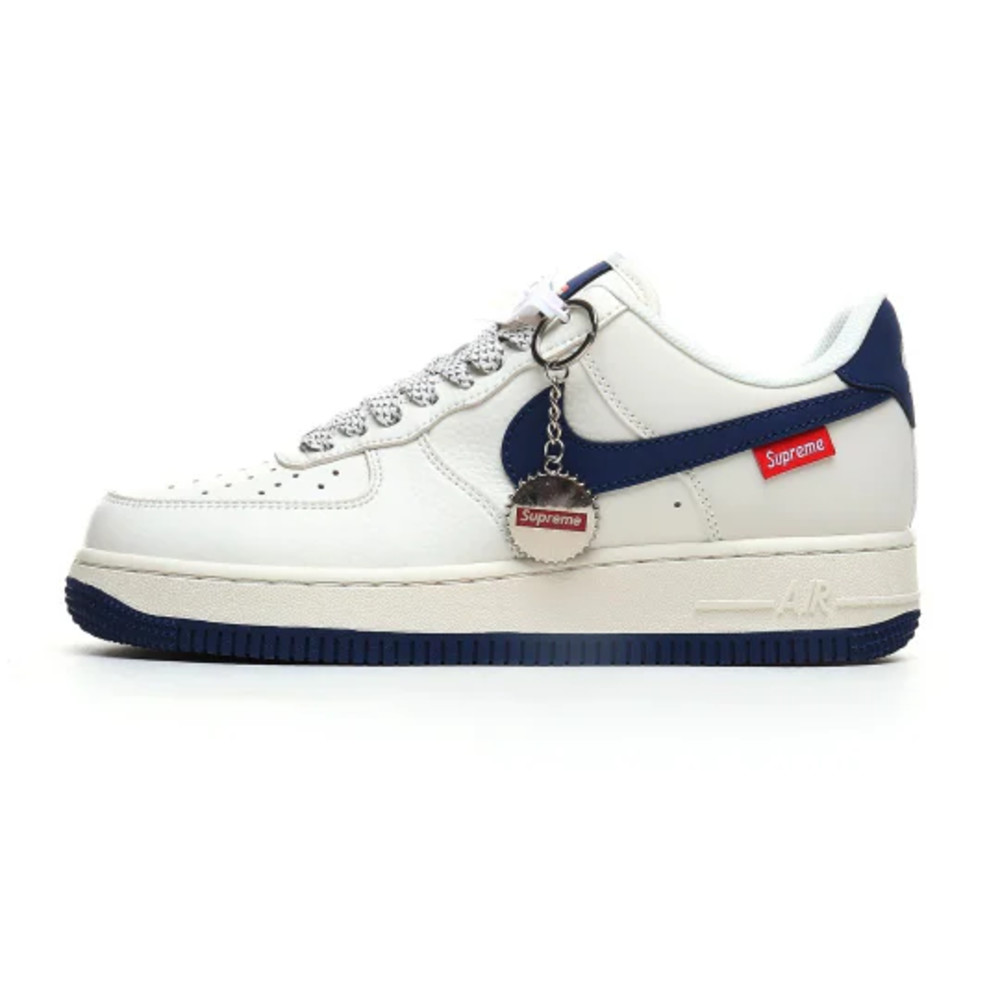 Nike Air Force 1 07 Low White/Grey/Blue Supreme