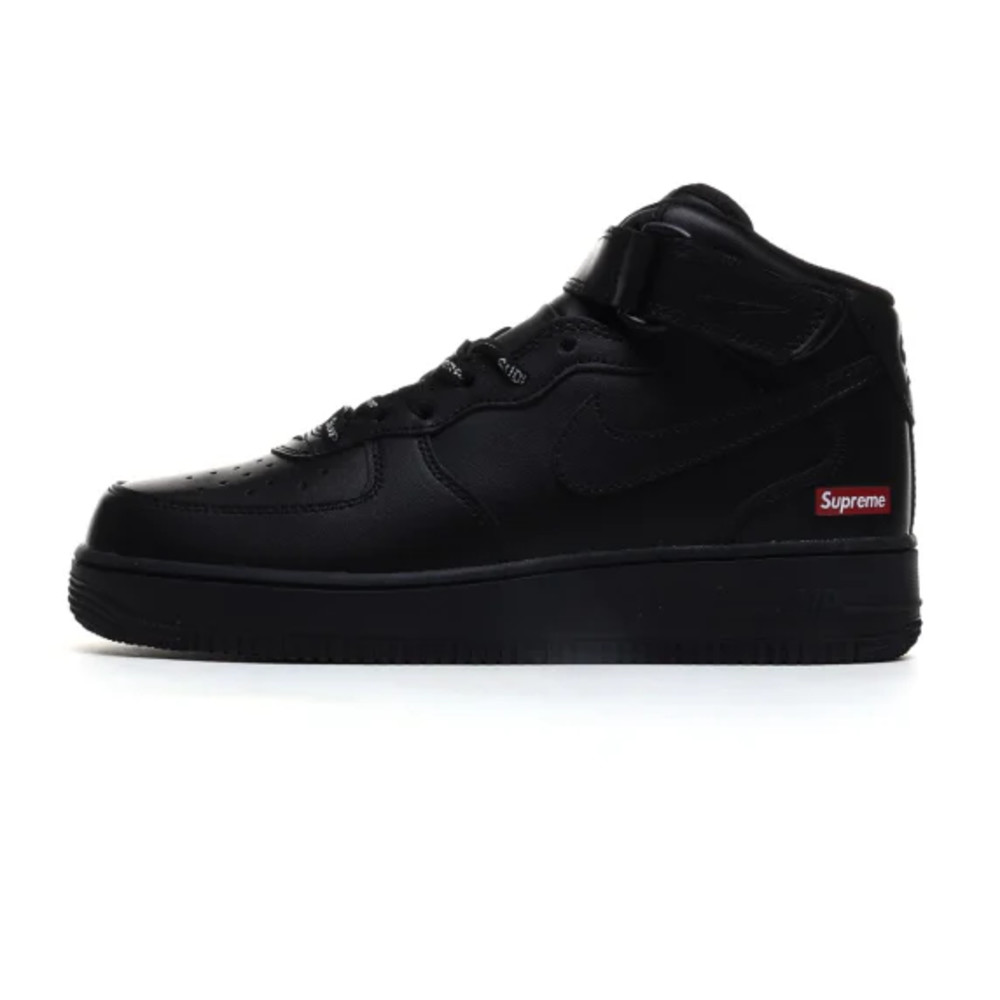 Nike Air Force 1 MID Black & Red Supreme