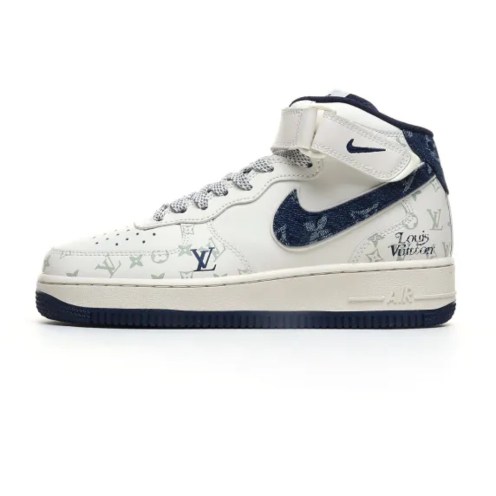 Nike Air Force 1 07 Mid L*V White/Blue Denim
