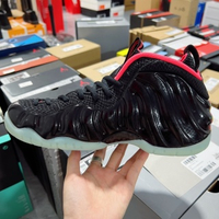 Nike Air Foamposite Pro Black Gloss/Light Grey Blue